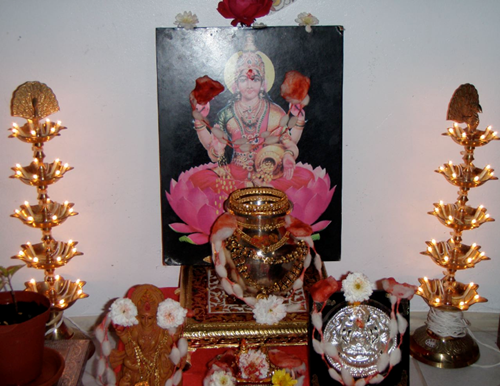 Read about how to do laxmi puja of hindu Goddess of wealth, Steps and Process of Performing Laxmi Puja